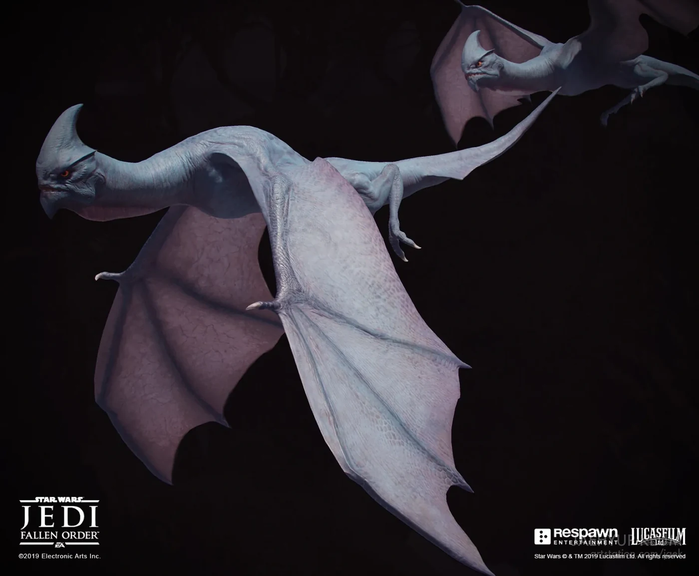 Mykal flying creature render