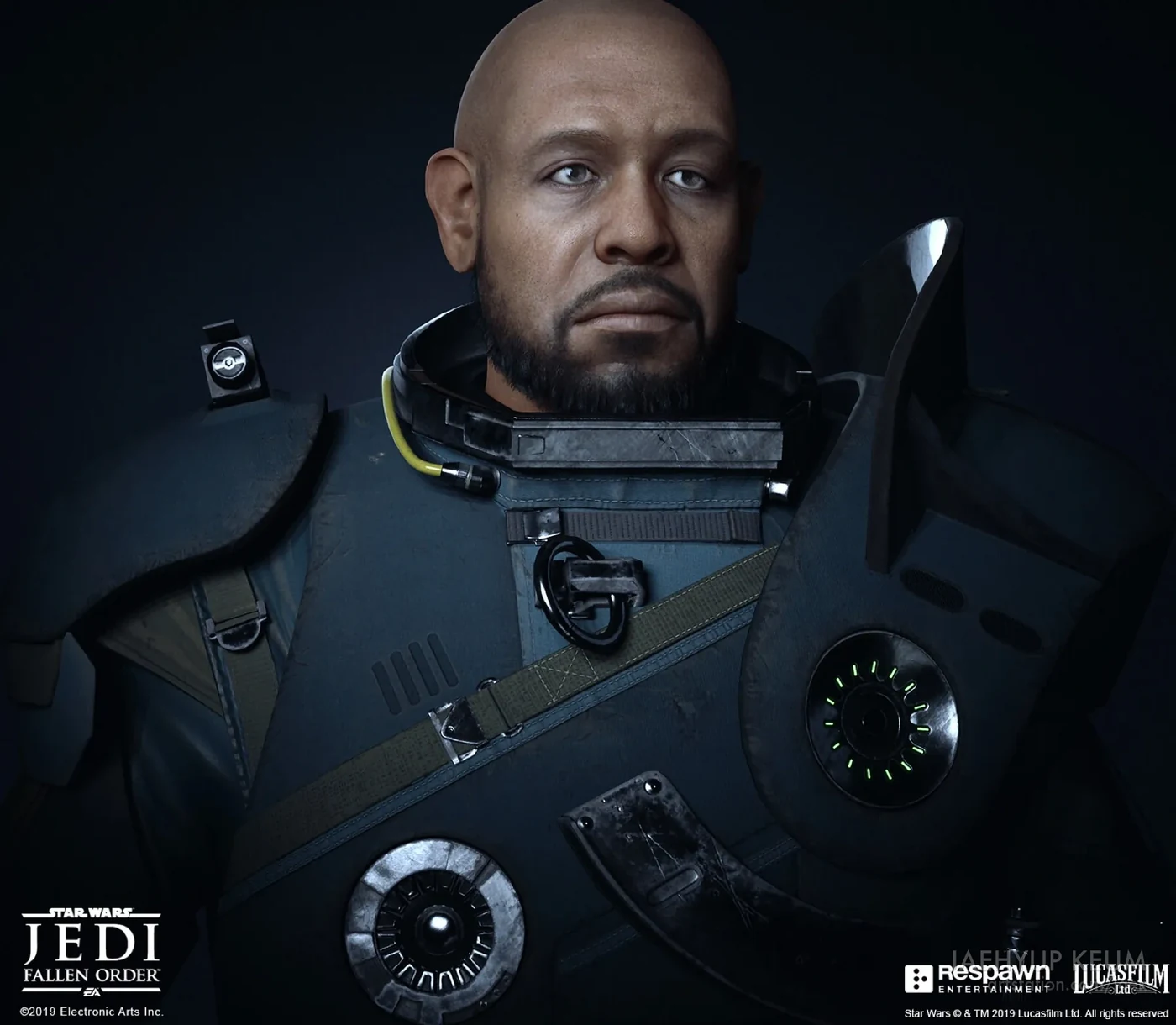 Saw Gerrera bust render
